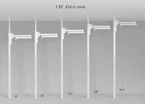 All on 10ft ceiling