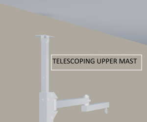 TELESCOPING UPPER MAST